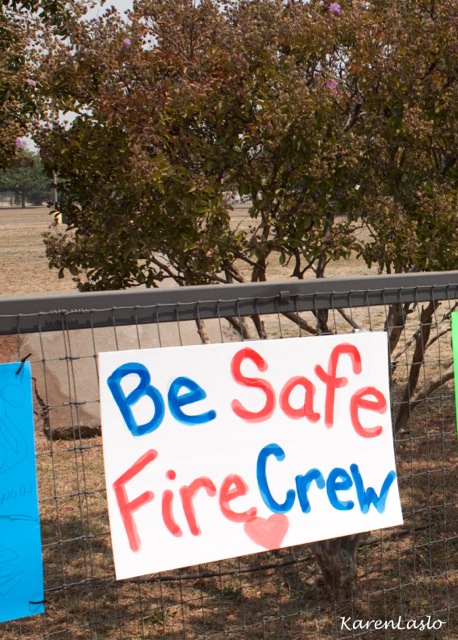 Red Bluff thanks tired firefighters