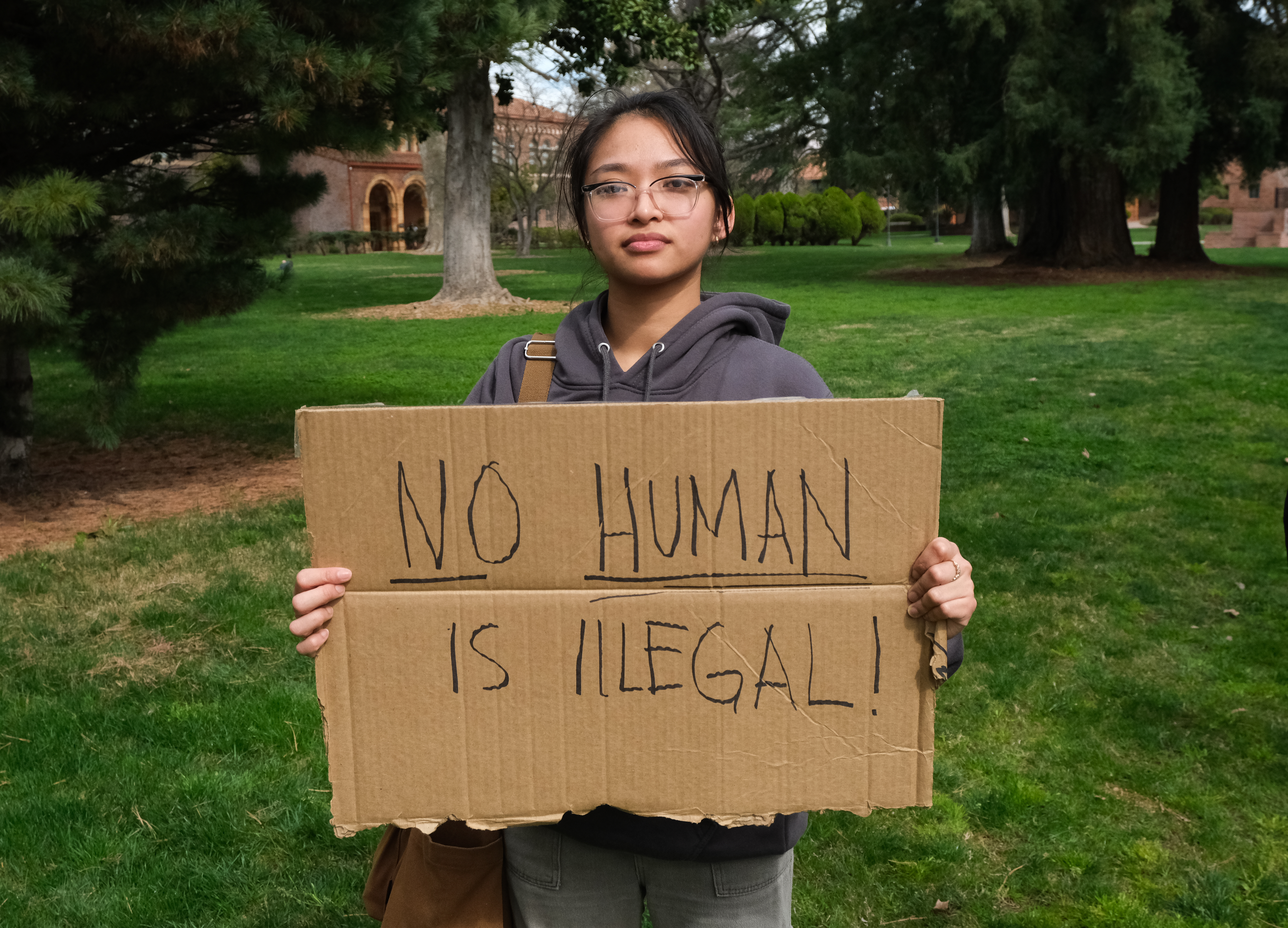Protesters chant while job fair is underway; CSUC notches up security